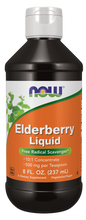 Now Foods ELDERBERRY Liquid 500 mg - 8 fl oz