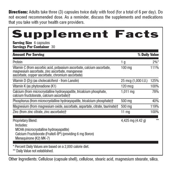 Country Life BONE SOLID 180 Capsules