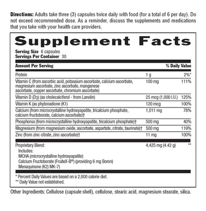 Country Life BONE SOLID 180 Capsules