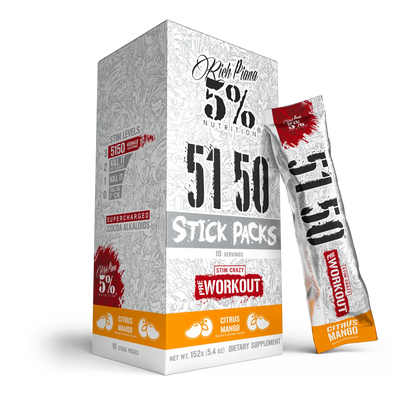 5% Nutrition 5150 Pre-Workout STICK PACKS - 10ct CITRUS MANGO