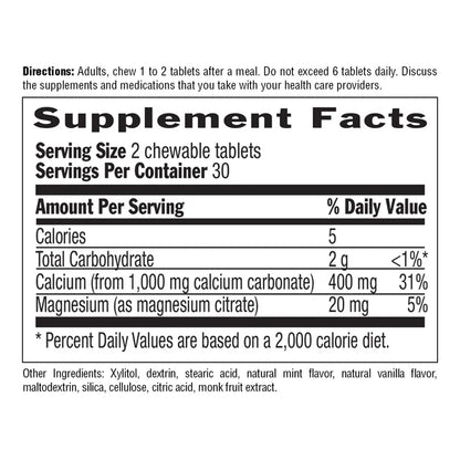 Country Life CLEAN FORMULA ACID RESCUE 220 Chewables