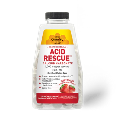 Country Life ACID RESCUE 220 Chewables