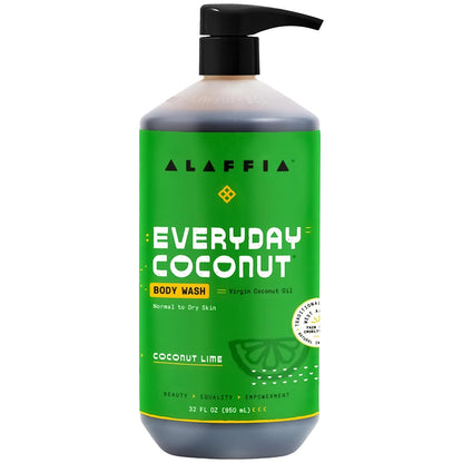 ALAFFIA Everyday COCONUT Body Wash - 32oz