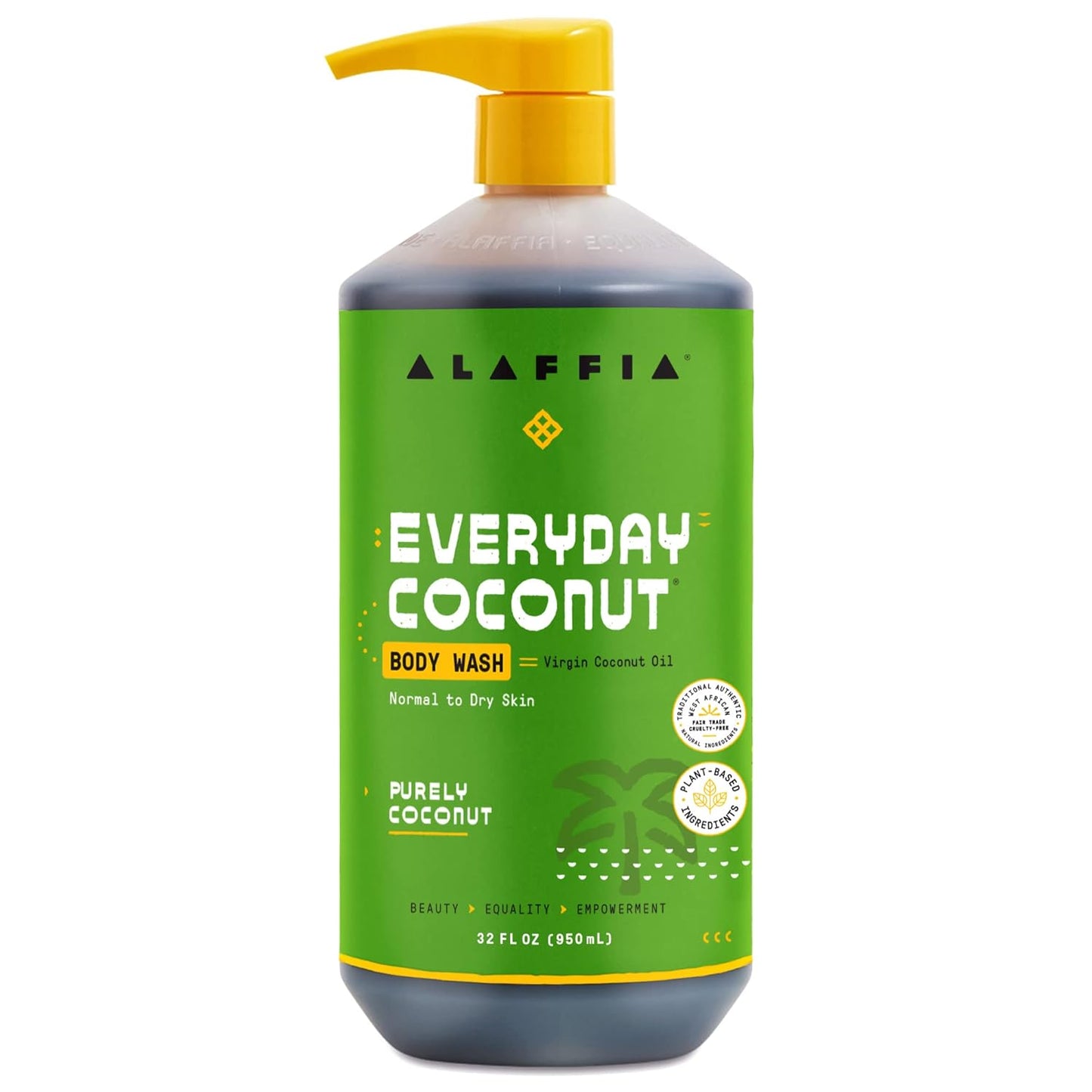 ALAFFIA Everyday COCONUT Body Wash - 32oz