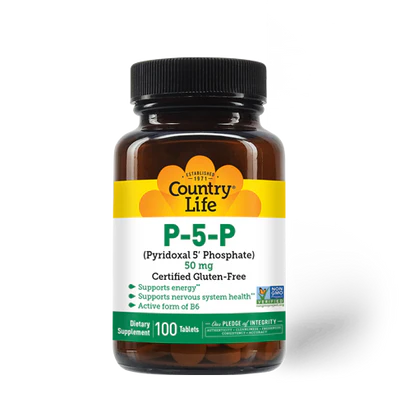 Country Life P-5-P (B6) 50 MG 100 Tablets