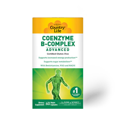 Country Life CO ENZYME B-COMPLEX ADVANCED 60 Veg Capsules