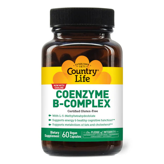 Country Life COENZYME B COMPLEX 60 Veg Capsules