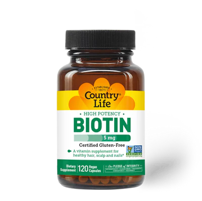 Country Life BIOTIN 5MG 120 Capsules