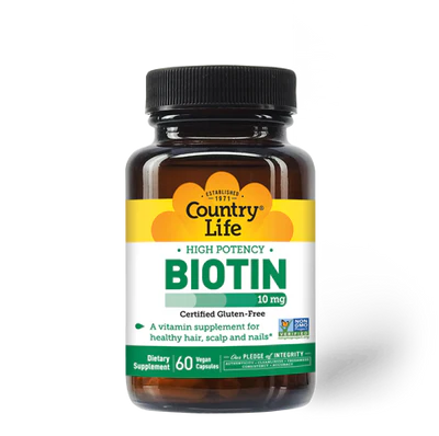 Country Life BIOTIN 10MG 60 Capsules