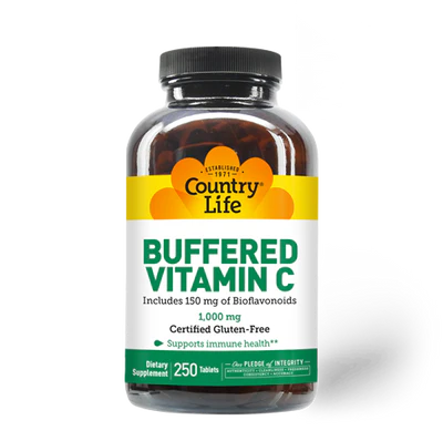 Country Life BUFFERED VITAMIN C 1000MG 250 Tablets