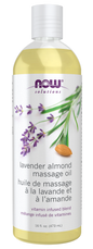 Now Foods LAVENDER ALMOND Massage Oil - 16 fl oz