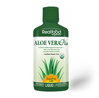 Country Life ALOE VERA PLUS LIQUID 32OZ ORGANIC