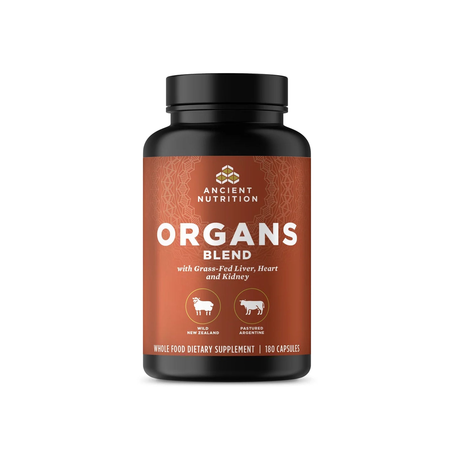 Ancient Nutrition ORGANS BLEND - 180 Capsules