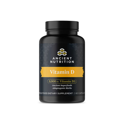 Ancient Nutrition VITAMIN D3+K2 - 60 Capsules