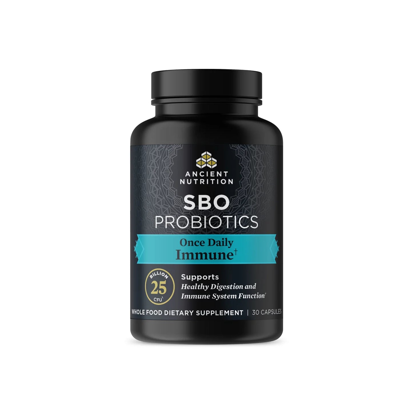 Ancient Nutrition SBO PROBIOTICS Once Daily IMMUNE 25 Billion CFU - 30 Capsules