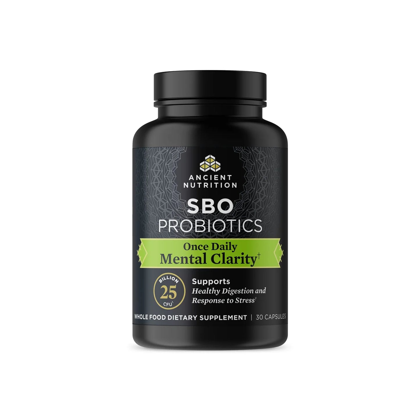 Ancient Nutrition SBO PROBIOTICS MENTAL CLARITY 25 Billion CFU - 30 Capsules