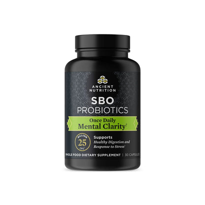 Ancient Nutrition SBO PROBIOTICS MENTAL CLARITY 25 Billion CFU - 30 Capsules