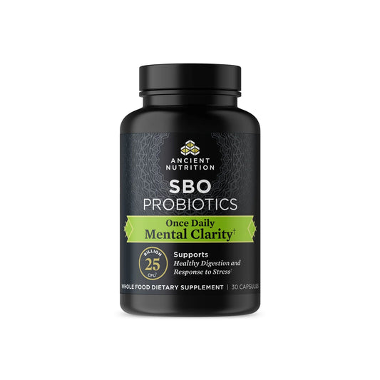 Ancient Nutrition SBO PROBIOTICS MENTAL CLARITY 25 Billion CFU - 30 Capsules