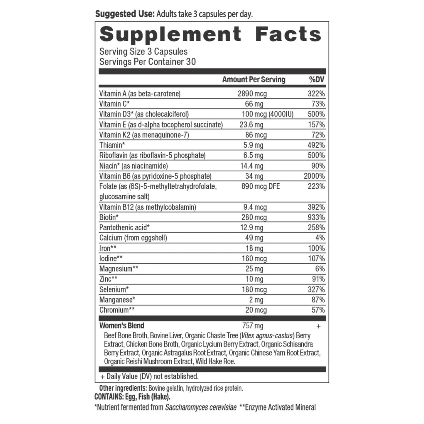 Ancient Nutrition MULTI WOMENS