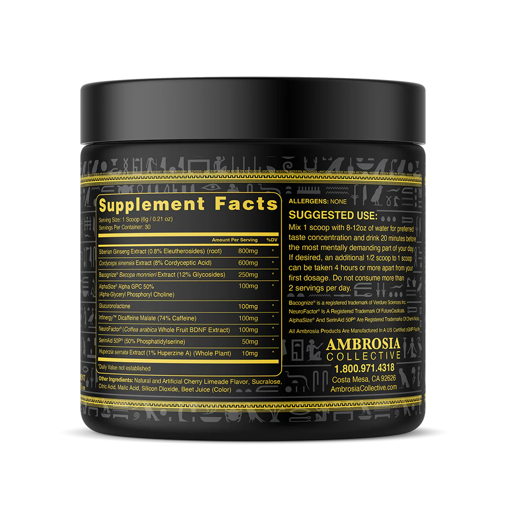 Ambrosia Collective MENTAL JEWELS Genius Juice 30 Servings