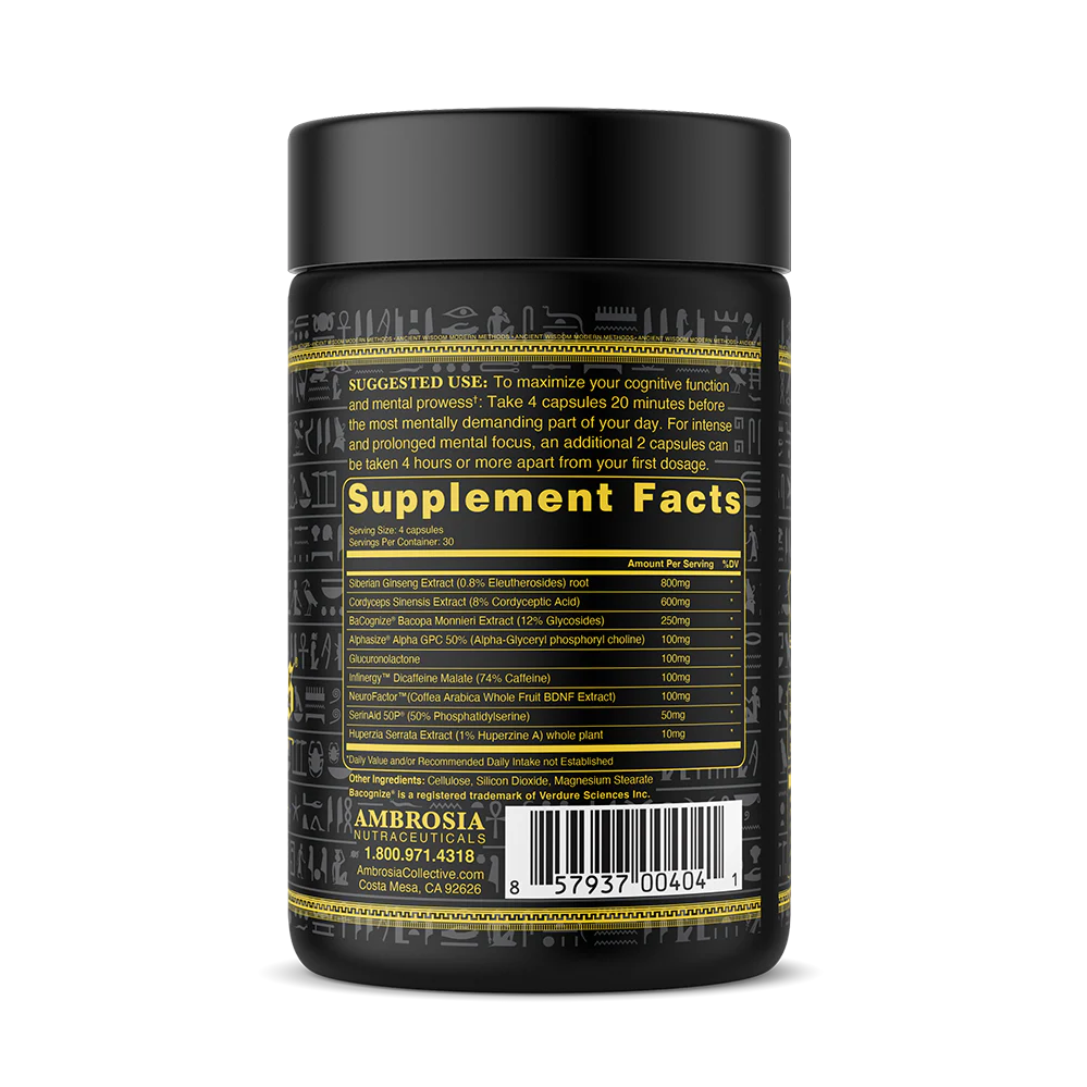 Ambrosia Collective MENTAL JEWELS Limitless Nootropic 120 Capsules