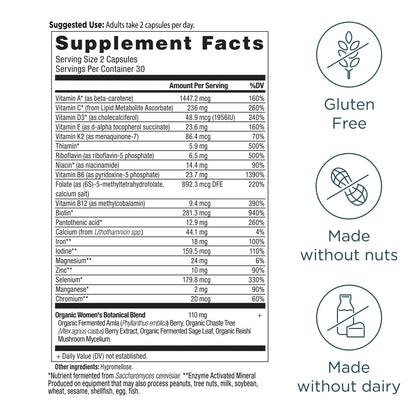 Ancient Nutrition WOMENS FERMENTED MULTI - 60 Capsules