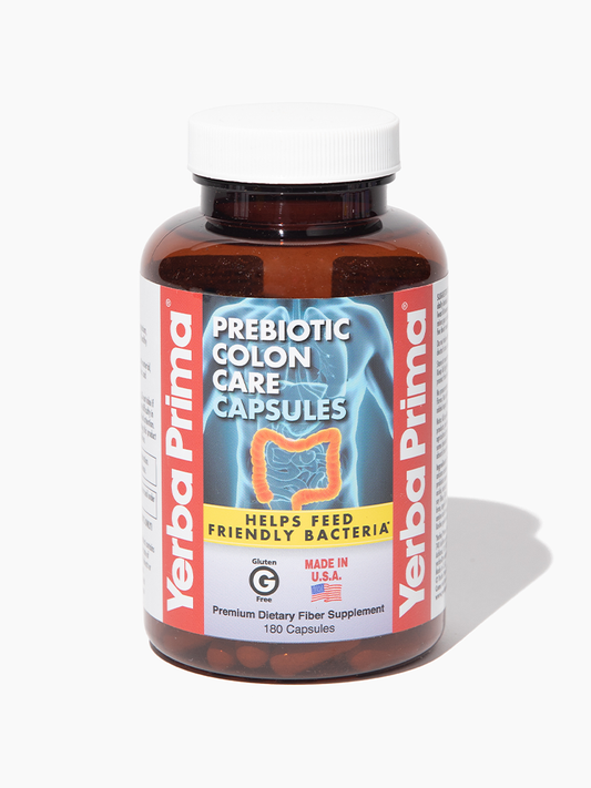 Yerba Prima Prebiotic Colon Care Caps - 180 Capsules