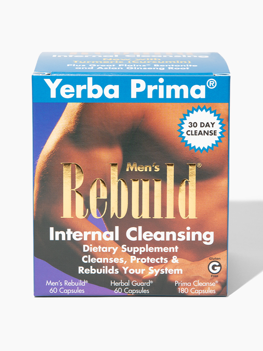 Yerba Prima Men's Rebuild Internal Cleansing - 300 Capsules