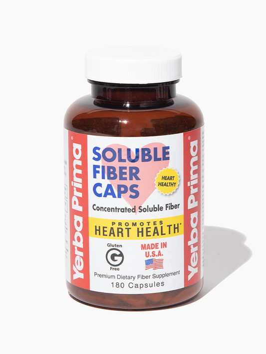 Yerba Prima Soluble Fiber Caps - 180 Capsules