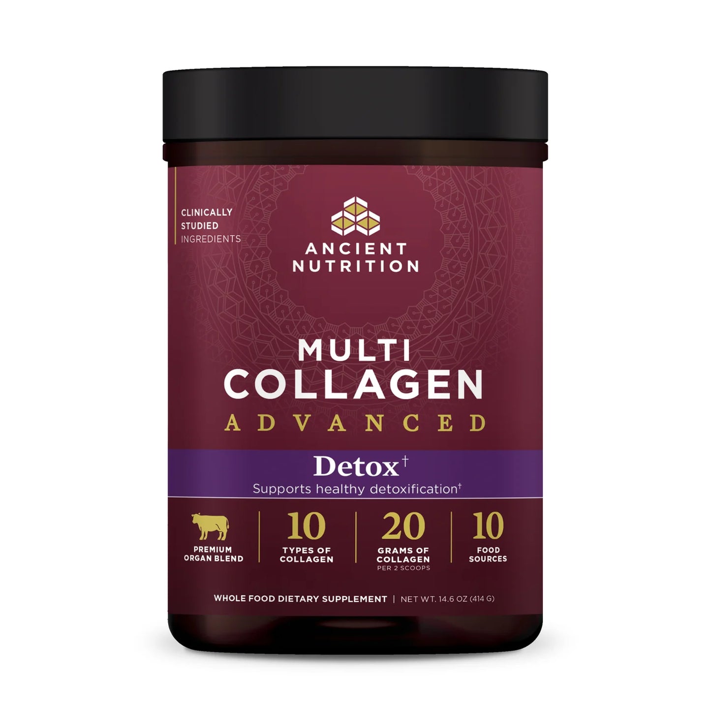 Ancient Nutrition MULTI COLLAGEN ADVANCED DETOX - 36 Servings