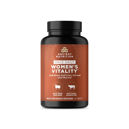 Ancient Nutrition Ancient Glandulars ONCE DAILY WOMENS VITALITY - 30 Tablets