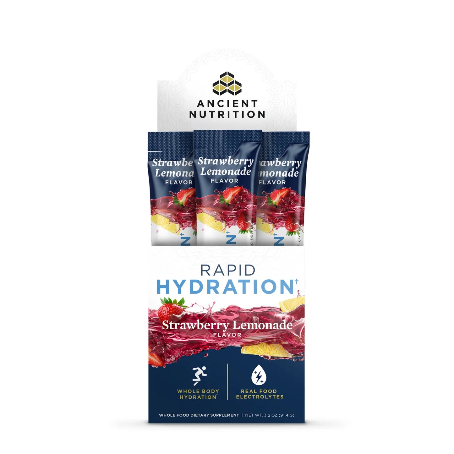 Ancient Nutrition RAPID HYDRATION - 15 Packets