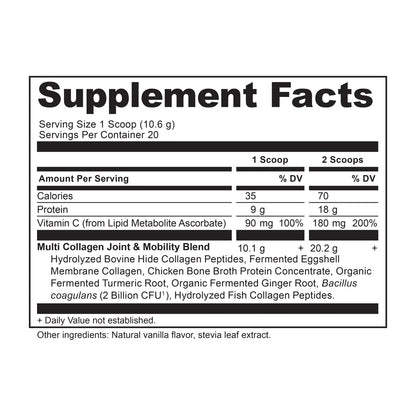 Ancient Nutrition MULTI COLLAGEN PROTEIN JOINT + MOBILITY - 8oz VANILLA