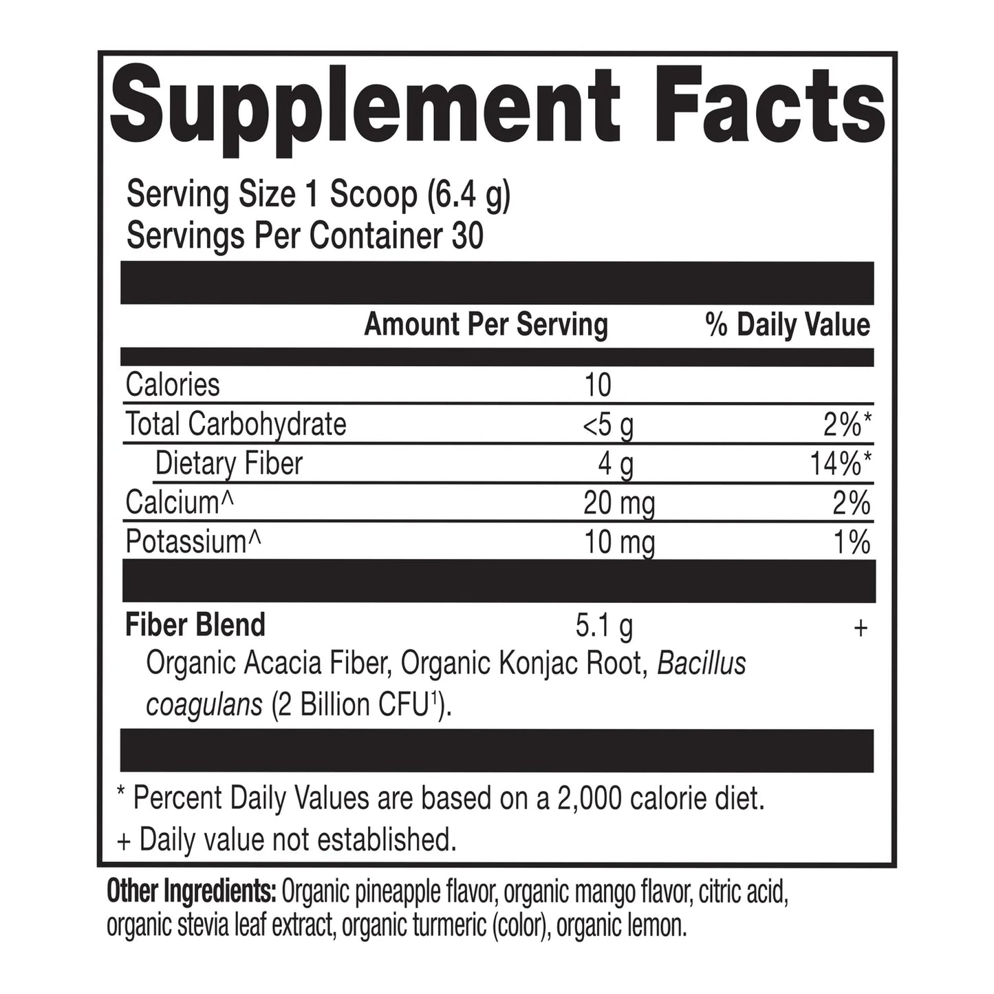 Ancient Nutrition ORGANIC FIBER