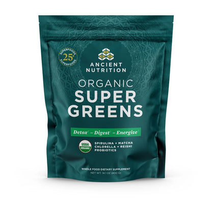 Ancient Nutrition ORGANIC SUPER GREENS - 50 Servings