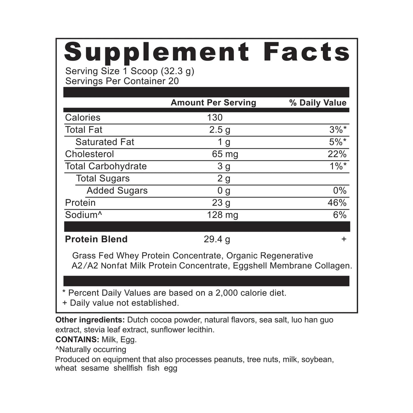 Ancient Nutrition WHEY PROTEIN GRASS-FED 20 Servings