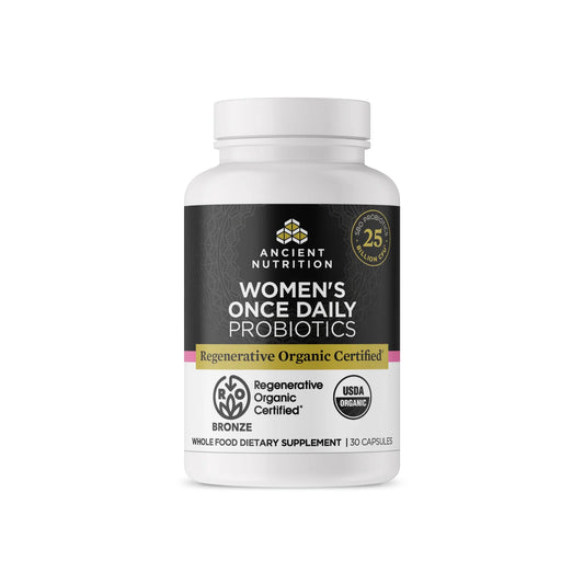 Ancient Nutrition Organic WOMEN'S ONCE DAILY PROBIOTICS - 30 Capsules