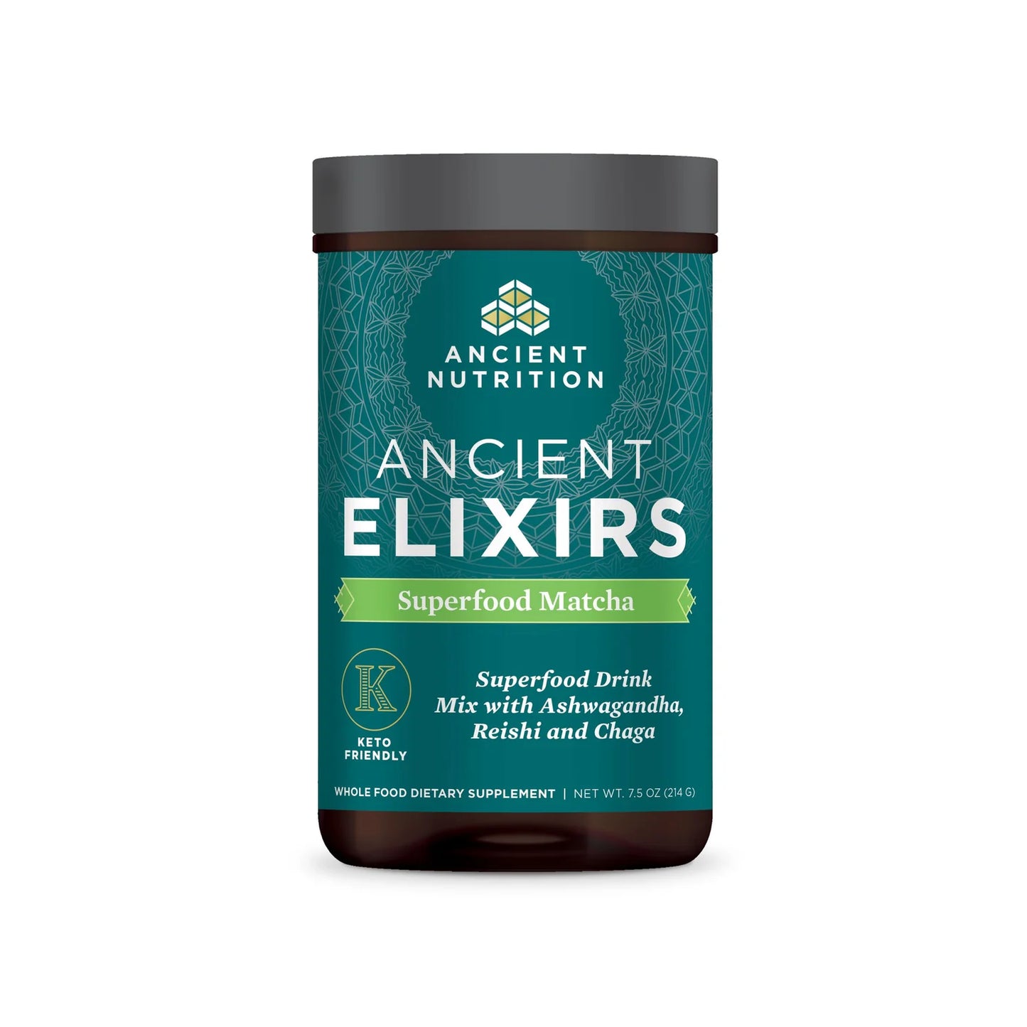 Ancient Nutrition Ancient Elixers Superfood MATCHA POWDER 8.5 OZ