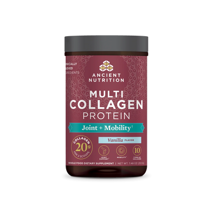 Ancient Nutrition MULTI COLLAGEN PROTEIN JOINT + MOBILITY - 8oz VANILLA