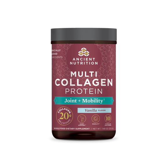 Ancient Nutrition MULTI COLLAGEN PROTEIN JOINT + MOBILITY - 8oz VANILLA