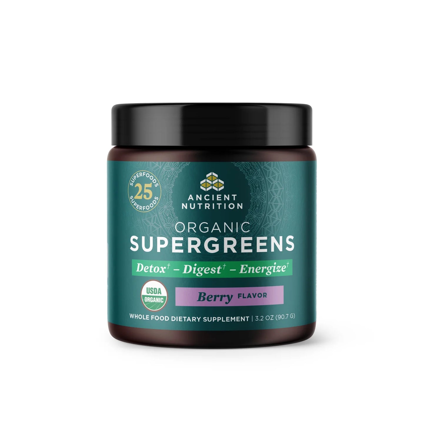 Ancient Nutrition ORGANIC SUPER GREENS - 12 Servings