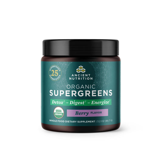 Ancient Nutrition ORGANIC SUPER GREENS - 12 Servings