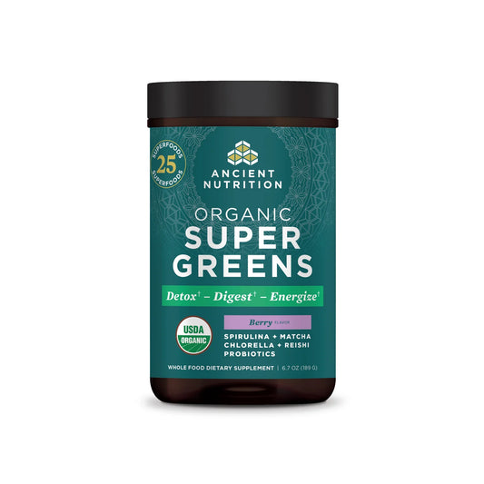 Ancient Nutrition ORGANIC SUPER GREENS - 25 Servings