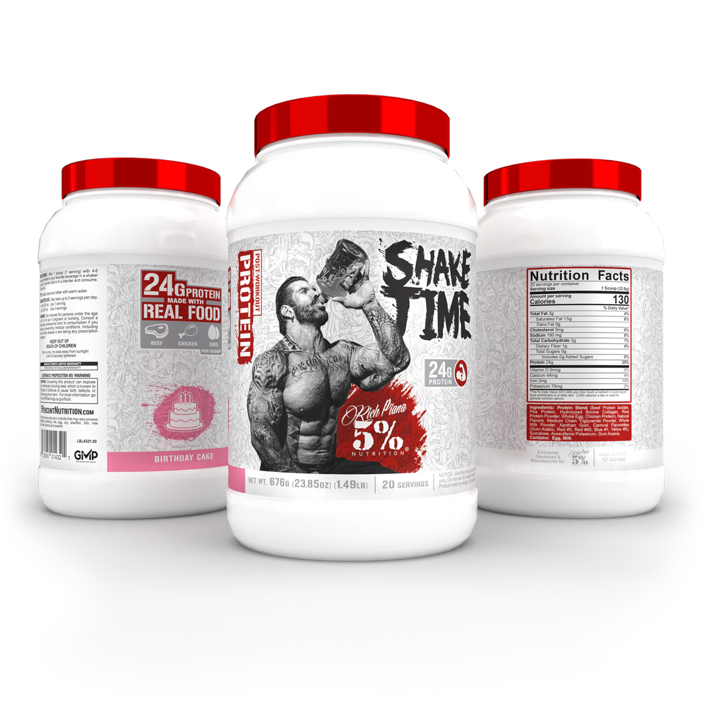 5% Nutrition SHAKE TIME - 25 Servings
