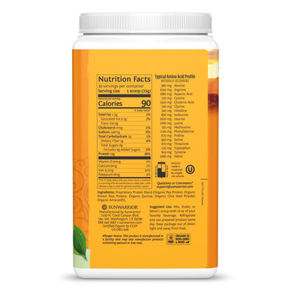 Sunwarrior CLASSIC PLUS PROTEIN ORGANIC 1.65lbs