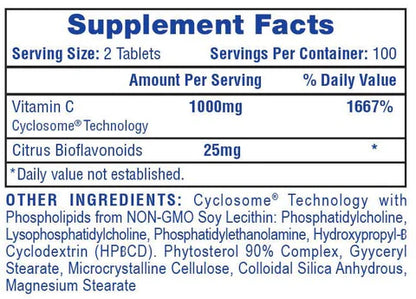 Hi-Tech Pharmaceuticals VITAMIN C 1000 mg - 100 Servings