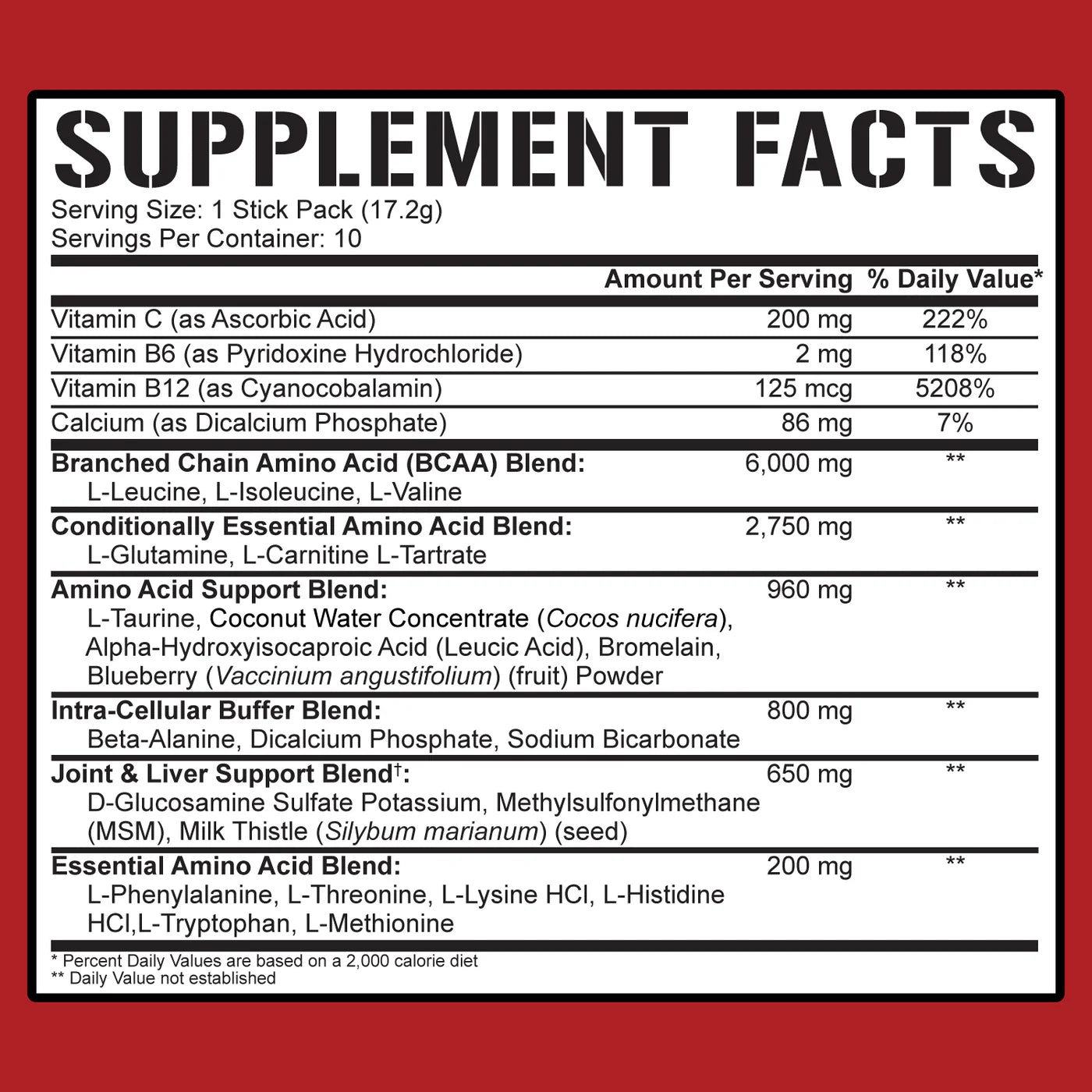 5% Nutrition ALL DAY YOU MAY STICK PACKS - 10ct ITALIAN ICE
