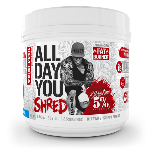 5% Nutrition All Day You SHRED Pre-Workout - 25 Servings