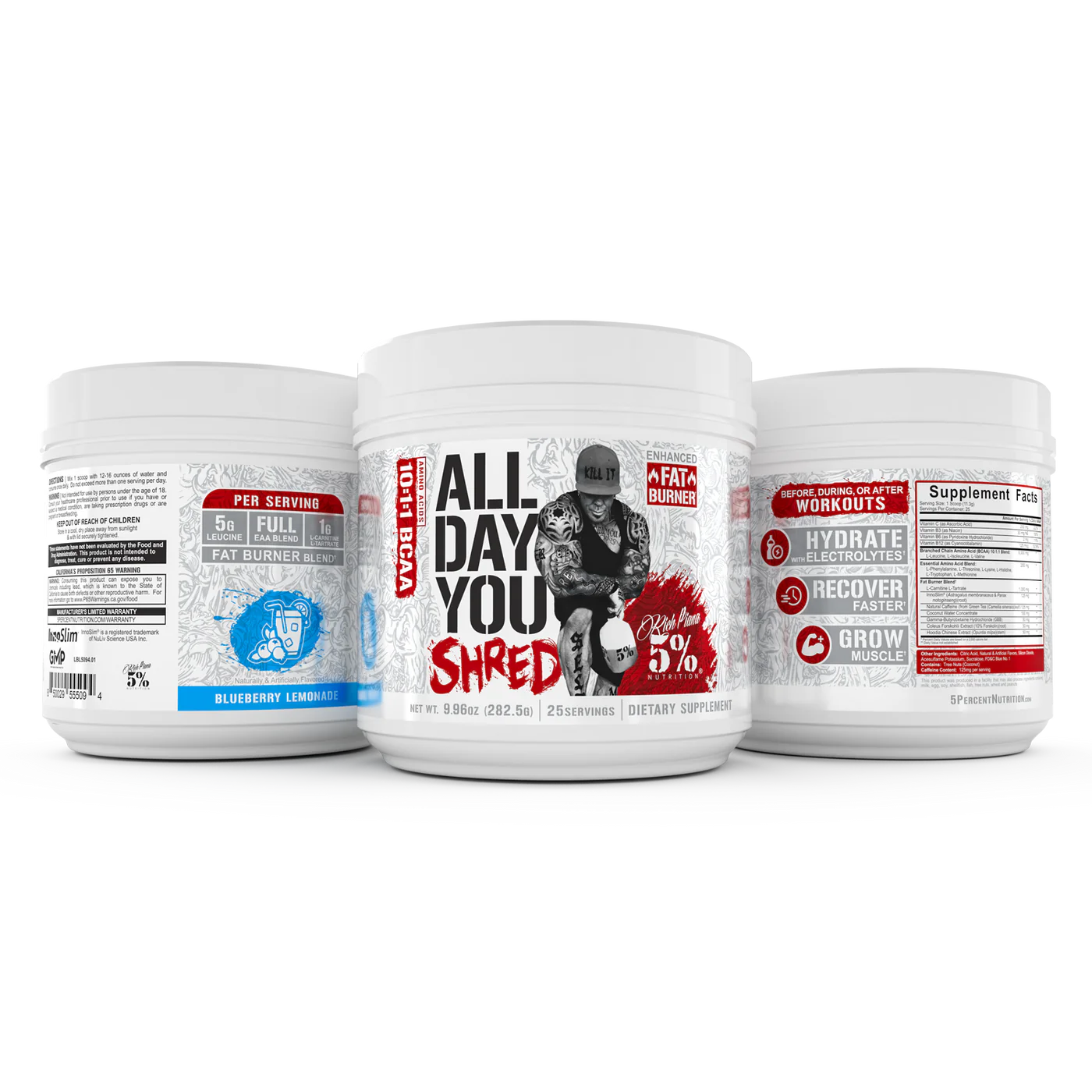 5% Nutrition All Day You SHRED Pre-Workout - 25 Servings