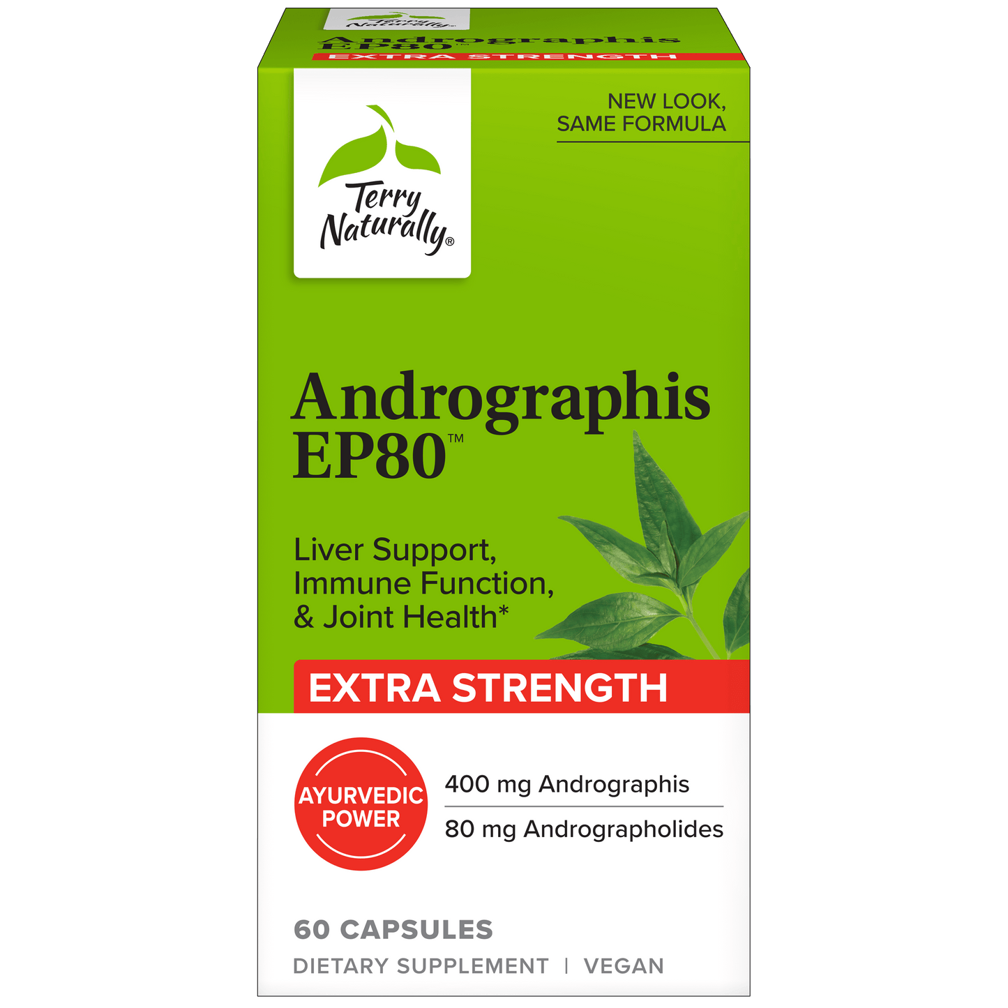 Terry Naturally ANDROGRAPHIS EP80 Extra Strength - 60 Capsules